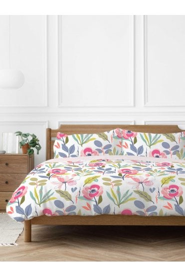 Mia Floral Duvet Cover and Pillowcase Set