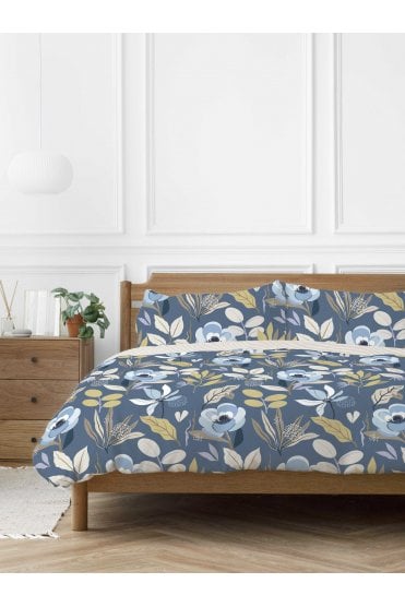 Mia Floral Duvet Cover and Pillowcase Set