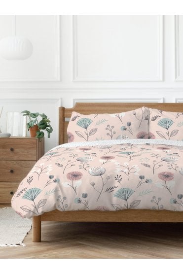 Olia Reversible Duvet Cover and Pillowcase Set