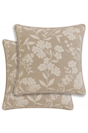 Cuba Floral Print Pair of Cushion Covers - 43x43cm - Cases Only