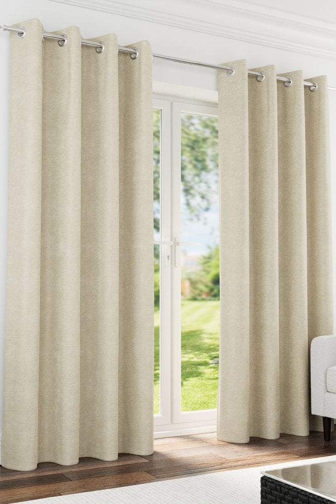 Enhanced Living Knightsbridge Chenille Blackout Readymade Curtain