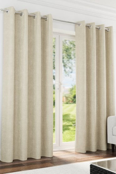 Knightsbridge Chenille Blackout Readymade Curtain