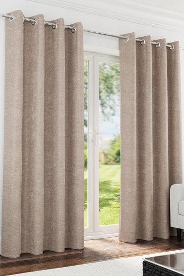Knightsbridge Chenille Blackout Readymade Curtain