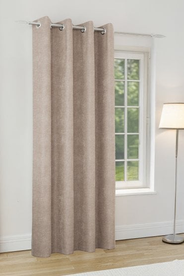 Knightsbridge Chenille Blackout Single Door Curtain