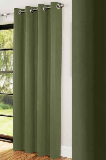 Nightfall Supersoft Thermal Room Darkening Single Door Curtain