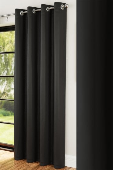 Nightfall Supersoft Thermal Room Darkening Single Door Curtain