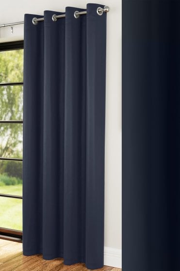 Nightfall Supersoft Thermal Room Darkening Single Door Curtain
