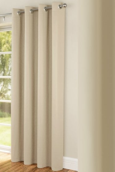 Nightfall Supersoft Thermal Room Darkening Single Door Curtain