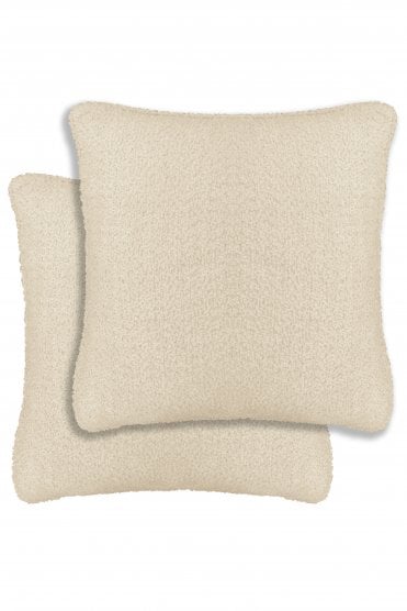 Pair of Royale Textured Boucle Cushion Covers - 43x43cm - Cases Only