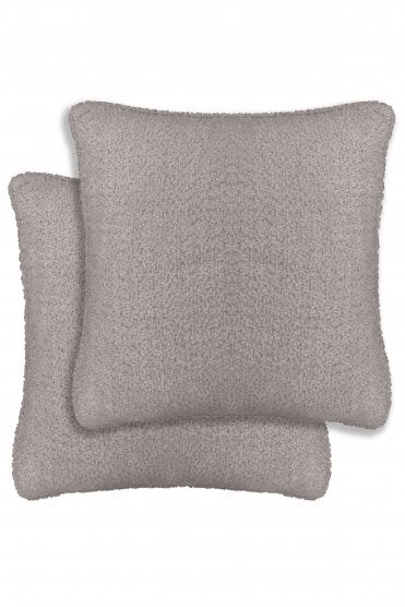 Pair of Royale Textured Boucle Cushion Covers - 43x43cm - Cases Only