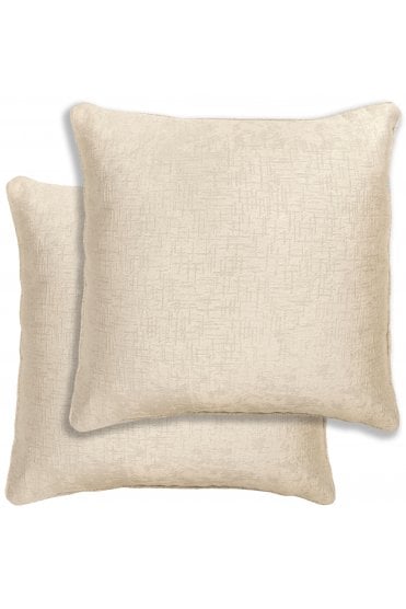 Pair of Vogue Textured Cushion Covers - 43x43cm - Cases Only