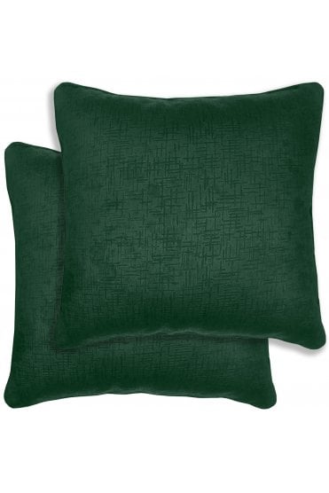 Pair of Vogue Textured Cushion Covers - 43x43cm - Cases Only
