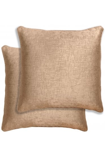 Pair of Vogue Textured Cushion Covers - 43x43cm - Cases Only