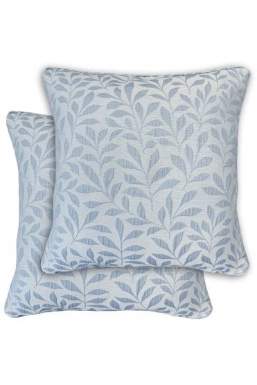 Sherwood Jacquard Leaf Pair of Cushion Covers - 43x43cm - Cases Only