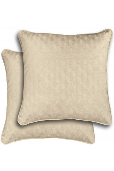 Tokyo Embossed Geometric Pair of Cushion Covers - 43x43cm - Cases Only