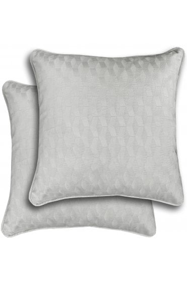 Tokyo Embossed Geometric Pair of Cushion Covers - 43x43cm - Cases Only
