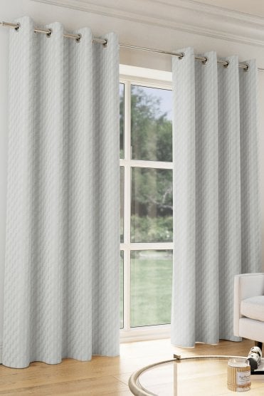 Tokyo Soft Velvet Room Darkening Eyelet Curtains (Pair)