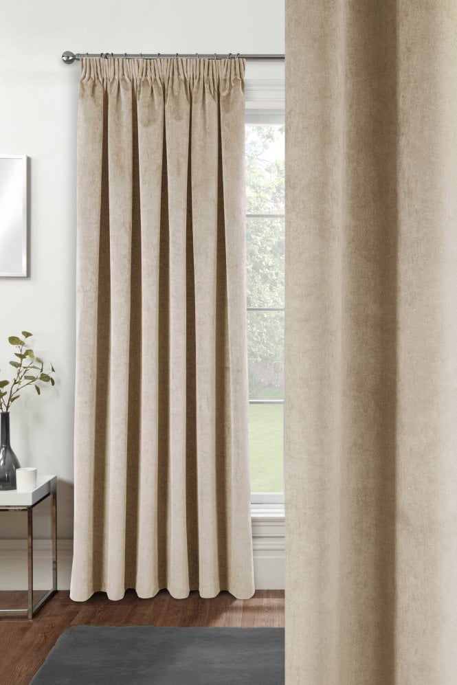 Luxury Enhanced Living Oxford Velvet Blackout Thermal Readymade Single Door Curtain