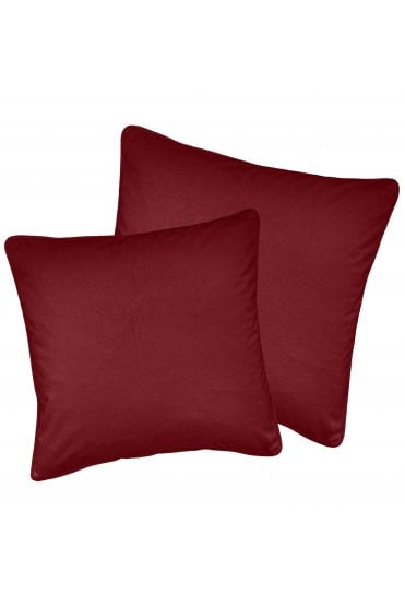 Pair of Soft Velvet Cushion Covers - Cases Only