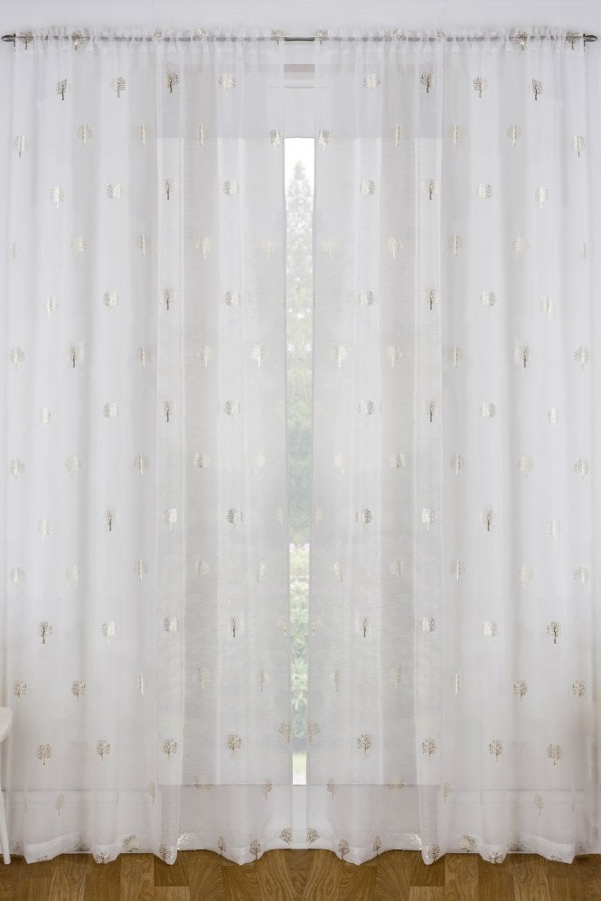 Tyrone Textiles Birch Voile Panels (Pair)